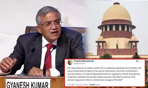 CEC: మెషీన్ రీడబుల్ జాబితాపై సీఈసీ అబద్ధం చెప్పారా? ప్రశాంత్ భూషణ్ ట్వీట్ వైరల్