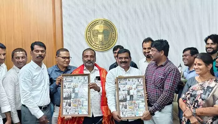 బీసీ రిజర్వేషన్ల పోరాటానికి సెక్రటేరియట్ BC ఎంప్లాయిస్ మద్దతు బీసీ రిజర్వేషన్ల పోరాటానికి సెక్రటేరియట్ BC ఎంప్లాయిస్ మద్దతు