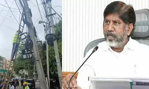 Bhatti Vikramarka: విద్యుత్ స్తంభాలపై కేబుల్ వైర్లు కట్.. భట్టి ఆదేశాలు