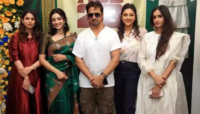 Arjun Sarja: హీరోగా సీనియర్ నటుడు రీఎంట్రీ.. గ్రాండ్గా స్టార్ట్ అయిన మూవీ Arjun Sarja: హీరోగా సీనియర్ నటుడు రీఎంట్రీ.. గ్రాండ్గా స్టార్ట్ అయిన మూవీ