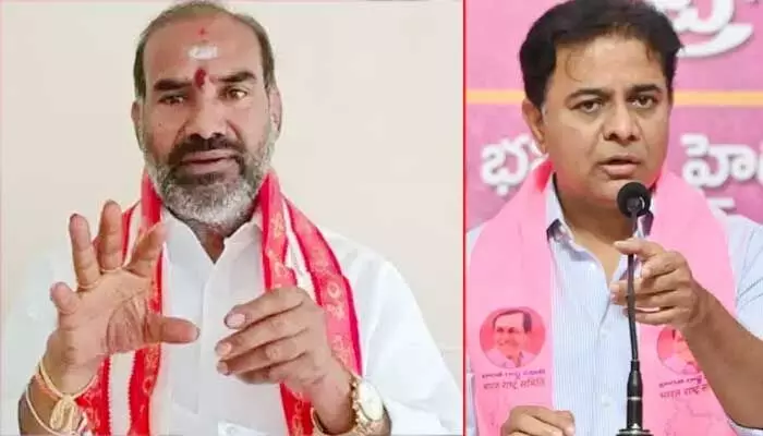 TG: కేటీఆర్ది థర్డ్ క్లాస్ బ్రెయిన్.. ప్రభుత్వ విప్ ఫైర్ TG: కేటీఆర్ది థర్డ్ క్లాస్ బ్రెయిన్.. ప్రభుత్వ విప్ ఫైర్