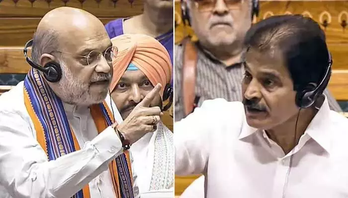మీరు నాకు నీతులు నేర్పుతారా? కేసీ వేణుగోపాల్పై అమిత్ షా ఫైర్ మీరు నాకు నీతులు నేర్పుతారా? కేసీ వేణుగోపాల్పై అమిత్ షా ఫైర్
