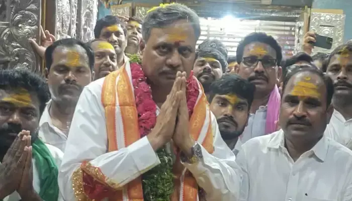 మల్లికార్జున స్వామి వారిని దర్శించుకున్న పల్లా రాజేశ్వర్ రెడ్డి