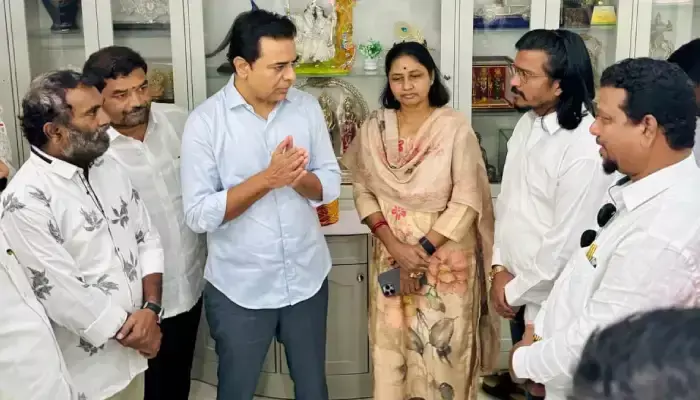 కేటీఆర్ ను కలిసిన మాగంటి సునీత గోపినాథ్