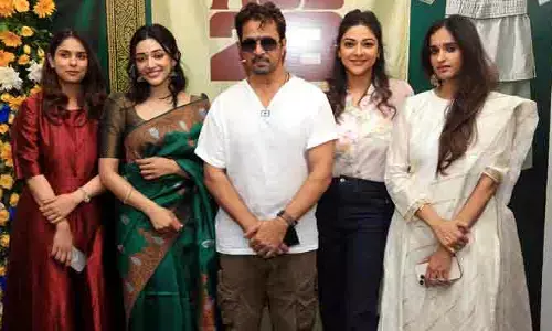 Arjun Sarja: హీరోగా సీనియర్ నటుడు రీఎంట్రీ.. గ్రాండ్‌గా స్టార్ట్ అయిన మూవీ