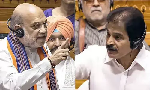మీరు నాకు నీతులు నేర్పుతారా? కేసీ వేణుగోపాల్‌పై అమిత్ షా ఫైర్