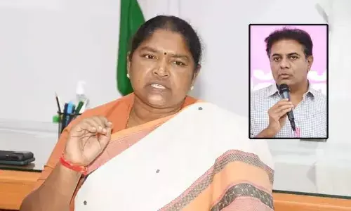 నువ్వు డర్టీ మైండ్ గురించి మాట్లాడుతున్నవా.. కేటీఆర్‌పై సీతక్క ఫైర్