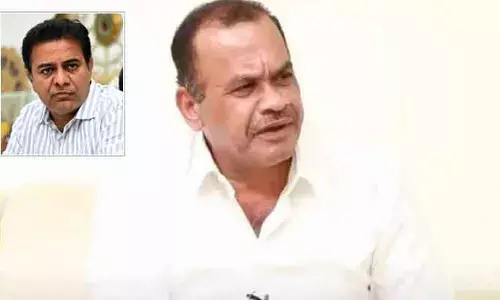 కాంగ్రెస్ గురించి అయ్య KCRను అడుగు.. కేటీఆర్‌కు మంత్రి కోమటిరెడ్డి స్ట్రాంగ్ కౌంటర్