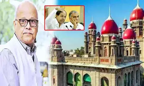 High Court:  నివేదిక ఆధారంగా చర్యలు తీసుకుంటారా..? కేసీఆర్, హరీశ్ రావు పిటిషన్లపై హైకోర్టు ప్రశ్న