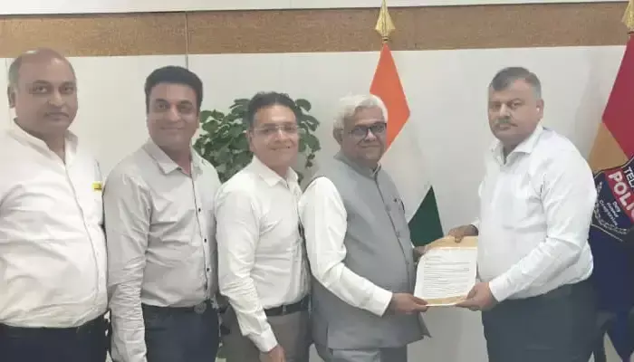డీజీపీ జితేందర్ ను కలిసిన మార్వాడీలు