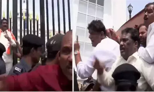 సచివాలయ ముట్టడికి బీజేపీ యత్నం.. తీవ్ర ఉద్రిక్తత, పలువురు కార్పొరేటర్లు అరెస్ట్