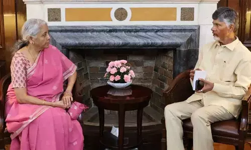 Cm Chandrababu: ప్లీజ్ మేడమ్.. నిధులు కేటాయించండి..!