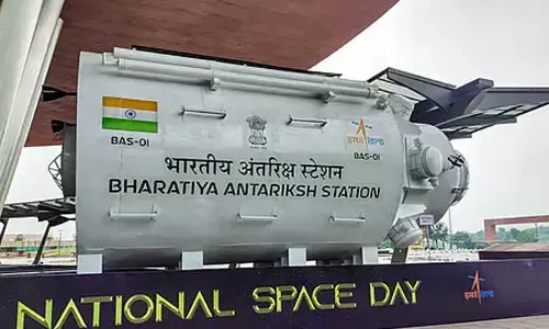 భారతీయ అంతరిక్ష స్టేషన్ మోడల్‌ ఇదే!