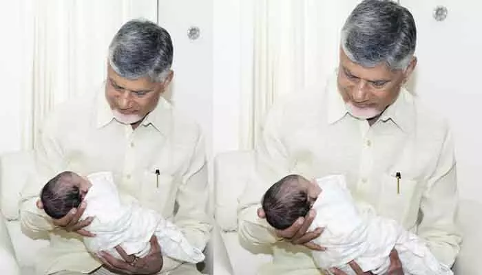 ఆ చిన్నారితో ఆటలాడిన CM చంద్రబాబు.. నెట్టింట్లో ఫొటోలు వైరల్ ఆ చిన్నారితో ఆటలాడిన CM చంద్రబాబు.. నెట్టింట్లో ఫొటోలు వైరల్
