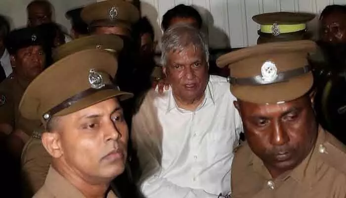 రణిల్ విక్రమసింఘేకు బెయిల్ రిజెక్ట్.. తీవ్ర అస్వస్థతతో ఆస్పత్రికి తరలింపు రణిల్ విక్రమసింఘేకు బెయిల్ రిజెక్ట్.. తీవ్ర అస్వస్థతతో ఆస్పత్రికి తరలింపు