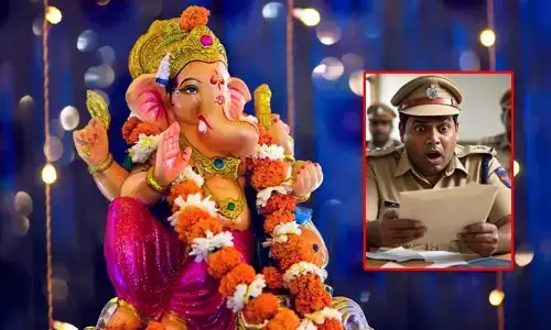 మీరు పర్మిషన్ ఇవ్వకున్నా విగ్రహం పెడతాం.. అనుమతిపై పోలీస్‌లకు రిక్వెస్ట్ లాంటి వార్నింగ్