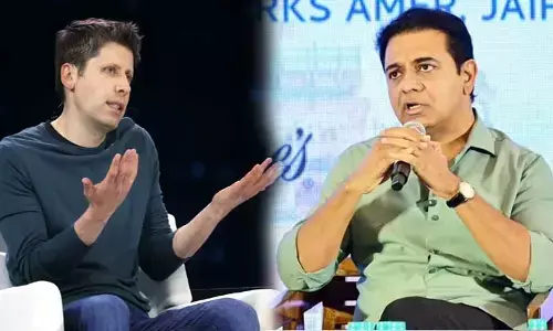 KTR: హైదరాబాద్‌కు రండి.. ఓపెన్‌ ఏఐ సీఈవో శామ్‌ ఆల్ట్‌మన్‌‌కి కేటీఆర్ ఆహ్వానం
