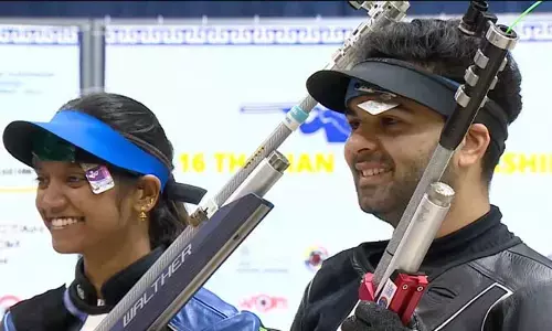 ఏసియన్ షూటింగ్ చాంపియన్‌షిప్‌లో భారత్ హవా.. ఎలవెరిన్-అర్జున్ జోడీకి స్వర్ణం