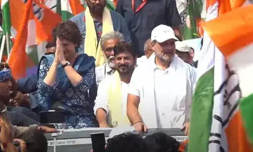 రాహుల్ ‘ఓటర్ అధికార్ యాత్ర’ షురూ.. ఉత్సాహంగా కదులుతోన్న పార్టీ శ్రేణులు