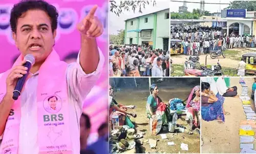 KTR: రైతు సమస్యలు ఇక్కడ ఉంటే సీఎం, మంత్రులు బీహార్‌లో! కేటీఆర్ ఫైర్