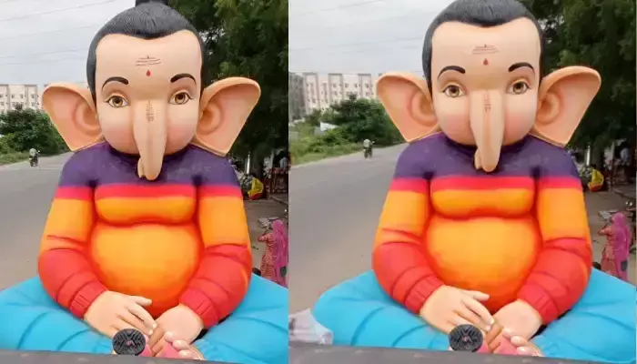 వైరల్ గా మారిన బాల గణేష్... మొత్తం మట్టితోనే
