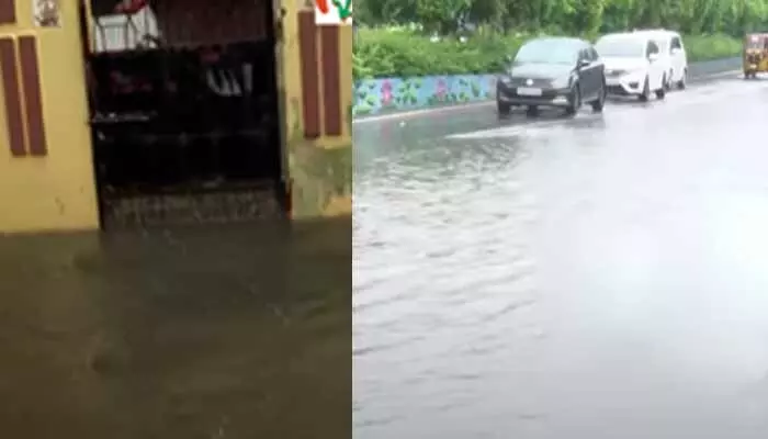 ఏపీలో కుండపోత వర్షం.. విజయవాడ, గుంటూరులో బీభత్సం ఏపీలో కుండపోత వర్షం.. విజయవాడ, గుంటూరులో బీభత్సం