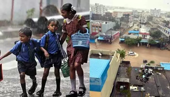 మెదక్ కు రెడ్ అలర్ట్.. రేపు స్కూళ్లకు సెలవు మెదక్ కు రెడ్ అలర్ట్.. రేపు స్కూళ్లకు సెలవు