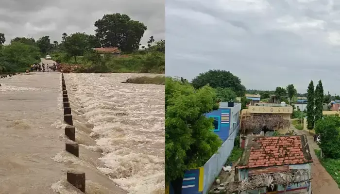 10 గ్రామాలకు రాకపోకలు బంద్‌