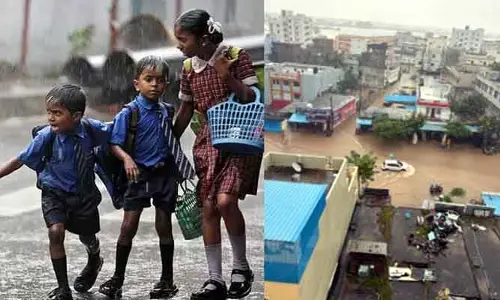 తీరానికి సమాతరంగా దిత్వా.. రేపు ఏపీలోఈ జిల్లాల్లో స్కూళ్లకు సెలవు