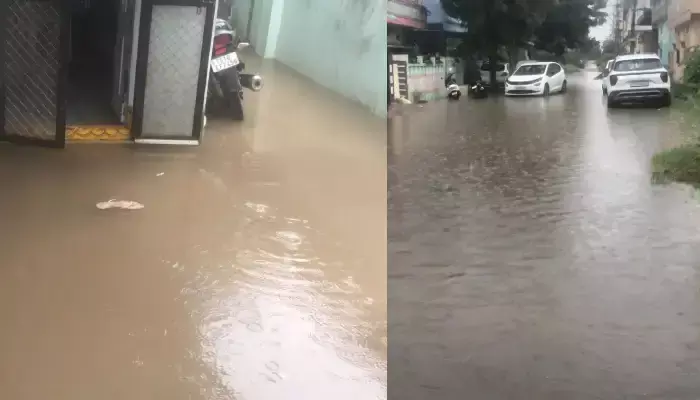 ఆర్మూర్ లో భారీ వర్షం.. ఇళ్లలోకి వచ్చిన వరద నీరు ఆర్మూర్ లో భారీ వర్షం.. ఇళ్లలోకి వచ్చిన వరద నీరు
