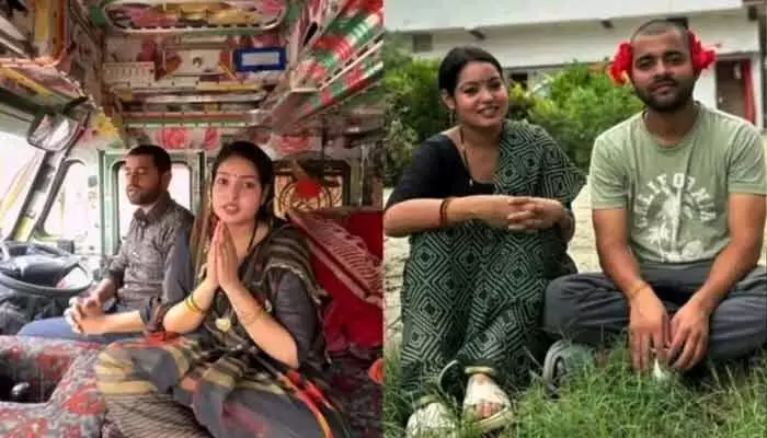 Success Story : డిగ్రీలుంటే మాత్రం డెస్క్ జాబ్లే చేయాలా..? ట్రక్ డ్రైవర్లుగా చేస్తూ లక్షల్లో సంపాదిస్తున్న దంపతులు..! Success Story : డిగ్రీలుంటే మాత్రం డెస్క్ జాబ్లే చేయాలా..? ట్రక్ డ్రైవర్లుగా చేస్తూ లక్షల్లో సంపాదిస్తున్న దంపతులు..!