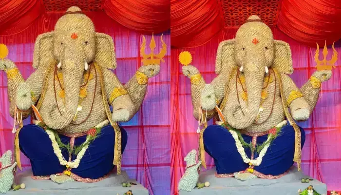 10,116 స్పటిక లింగాలతో వినాయకుడి విగ్రహం