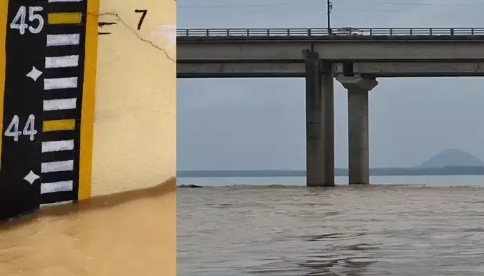 భద్రాద్రి వద్ద మొదటి ప్రమాద హెచ్చరిక జారీ