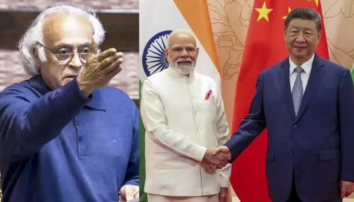 చైనా దురాక్రమణలకు అంగీకారమా? మోడీ-జిన్పింగ్ భేటీపై కాంగ్రెస్ ఫైర్ చైనా దురాక్రమణలకు అంగీకారమా? మోడీ-జిన్పింగ్ భేటీపై కాంగ్రెస్ ఫైర్