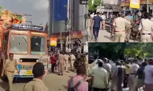 వినాయక నిమజ్జనం వేళ తాడిపత్రిలో రణరంగం.. భారీగా పోలీసుల మోహరింపు