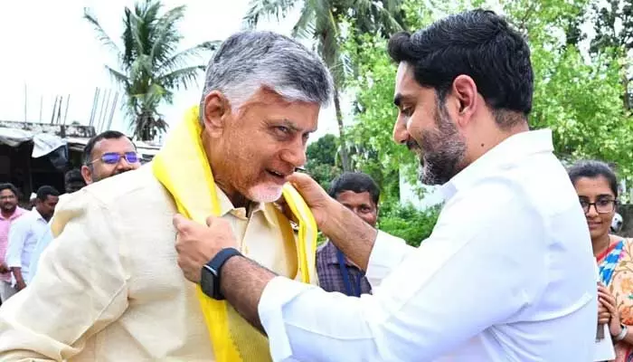 ఇంట్లో నాన్న.. పనిలో బాస్.. ఆ అదృష్టం నాకే కలిగింది : లోకేష్ ఇంట్లో నాన్న.. పనిలో బాస్.. ఆ అదృష్టం నాకే కలిగింది : లోకేష్