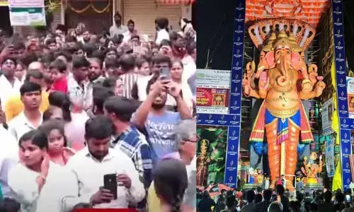 ఖైరతాబాద్‌ మహాగణపతిని నిన్న ఒక్క రోజే ఎంతమంది దర్శించుకున్నారంటే
