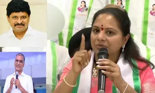Kavitha: సంతోశ్ రావు, హరీశ్ రావు వల్లే కేసీఆర్ కు అవినీతి మరక.. కవిత సంచలన వ్యాఖ్యలు