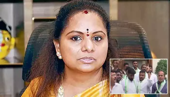పార్టీ నుంచి కవిత సస్పెండ్.. జాగృతి నేతల రియాక్షన్ ఇదే పార్టీ నుంచి కవిత సస్పెండ్.. జాగృతి నేతల రియాక్షన్ ఇదే