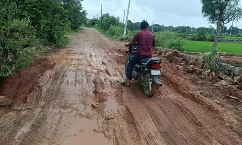 కంకర వేశారు.. రోడ్డు మరిచారు