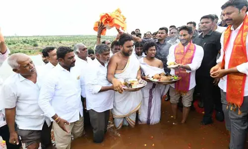 అంబకపల్లెకు చేరిన కృష్ణమ్మ