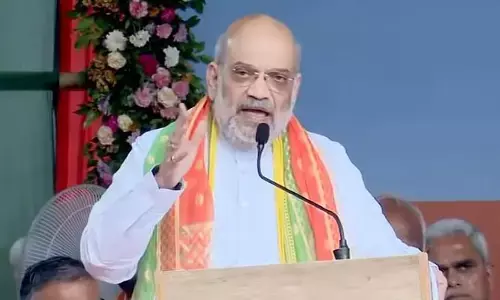 Amith shah: నక్సలైట్లు లొంగిపోయే వరకు ఊరుకోబోము.. కేంద్ర హోం మంత్రి అమిత్ షా