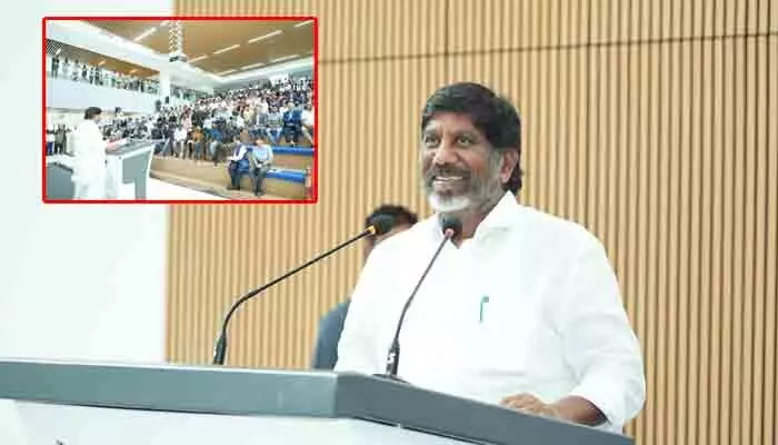 మూడు ట్రిలియన్ల ఆర్థిక వ్యవస్థ మా లక్ష్యం : డిప్యూటీ సీఎం భట్టి విక్రమార్క మూడు ట్రిలియన్ల ఆర్థిక వ్యవస్థ మా లక్ష్యం : డిప్యూటీ సీఎం భట్టి విక్రమార్క