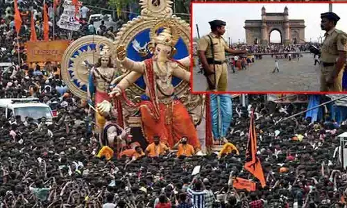 BREAKING: గణేష్ నిమజ్జనాల వేళ పోలీసులకు ఉగ్రవాదుల హెచ్చరిక.. ముంబైలో హై అలర్ట్