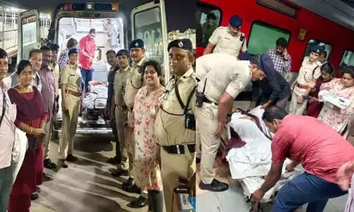 ట్రైన్‌లో కవలలకు జన్మనిచ్చిన మహిళ