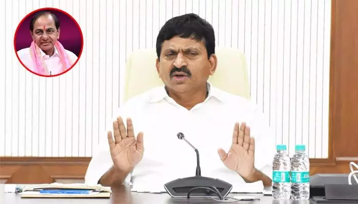 Ponguleti: కమీషన్లు రావనే కేసీఆర్ ఆ పని చేయలేదు: పొంగులేటి Ponguleti: కమీషన్లు రావనే కేసీఆర్ ఆ పని చేయలేదు: పొంగులేటి
