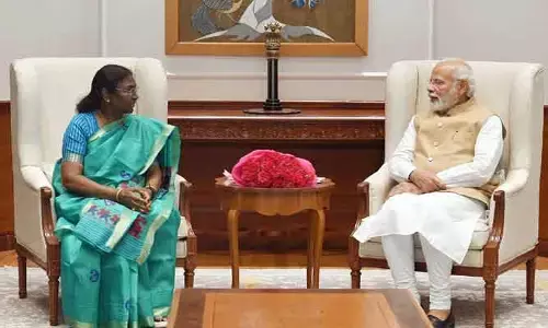 Droupadi Murmu : రాష్ట్రపతి ముర్ముతో ప్రధాని మోడీ భేటీ
