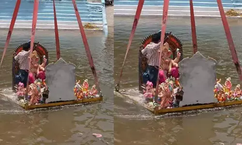 నిమజ్జనం సమయాన్ని తగ్గించిన కృత్రిమ చెరువులు