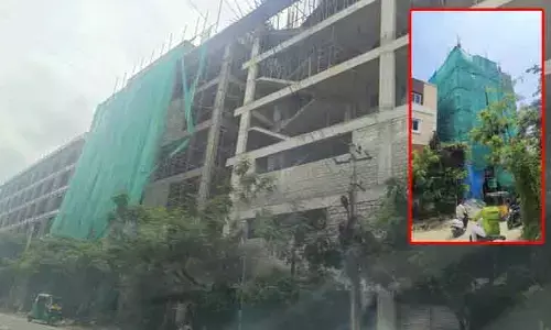 అయ్యప్ప సొసైటీలో రెచ్చిపోతున్న బిల్డర్లు.. అక్రమార్కులకు అధికారుల భరోసా
