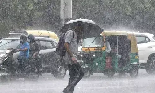 హైదరాబాద్ లో ఉరుములతో కూడిన వర్షం